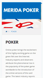 Mobile Screenshot of meridapoker.org